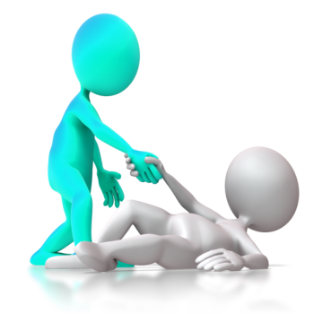 Helping Someone Up Image