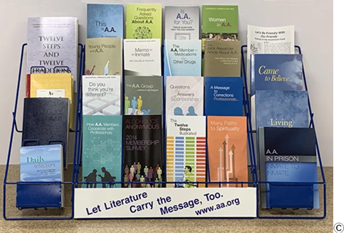 Display rack with extensions available at AA.org