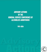 M-39 Advisory Actions of the General Service Conference of Alcoholics Anonymous 1951–2024 M-39 Advisory Actions of the General Service Conference of Alcoholics Anonymous 1951–2024