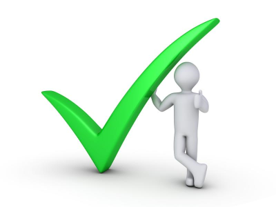 Thumbs up check mark image