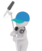 Microphone and headphones image