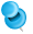 blue pin