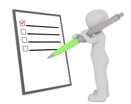 Filling out the Form Image